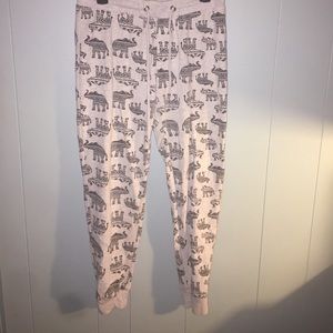 Elephant print joggers